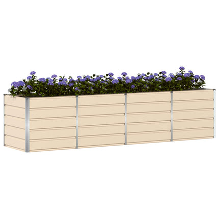 Plantekasse Elfenben 320 x 80 x 75 cm Stål