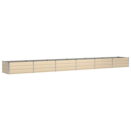 Plantekasse Elfenben 600 x 80 x 45 cm Stål