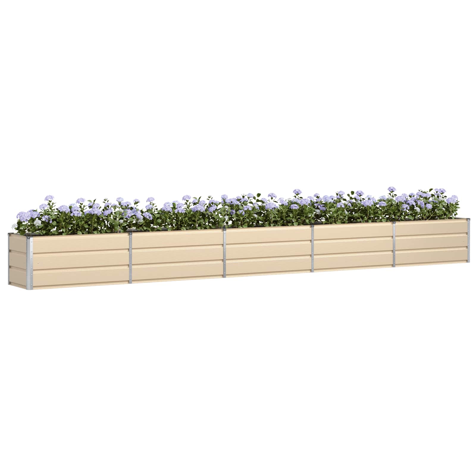 Plantekasse Elfenben 480 x 50 x 45 cm Galvaniseret stål