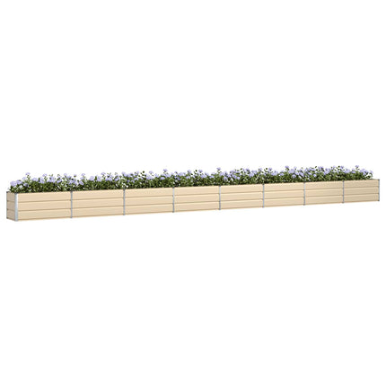 Plantekasse Elfenben 770 x 50 x 45 cm Galvaniseret stål