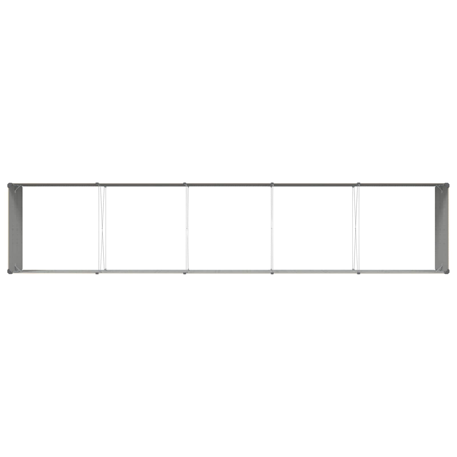 Plantekasse Elfenben 480 x 100 x 45 cm Galvaniseret stål