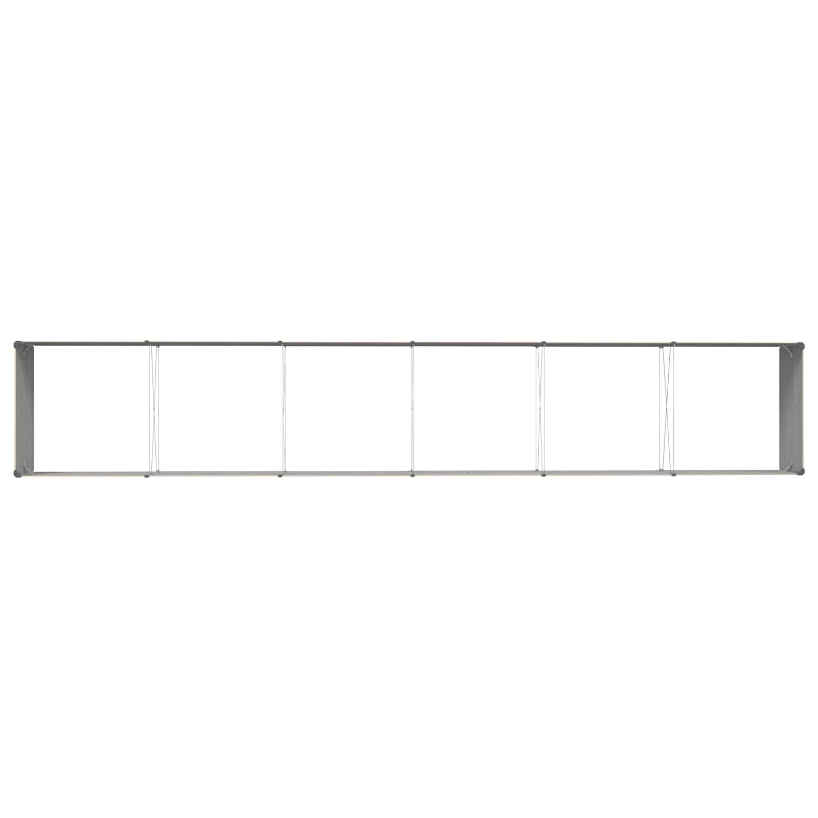 Plantekasse Elfenben 580 x 100 x 45 cm Galvaniseret stål