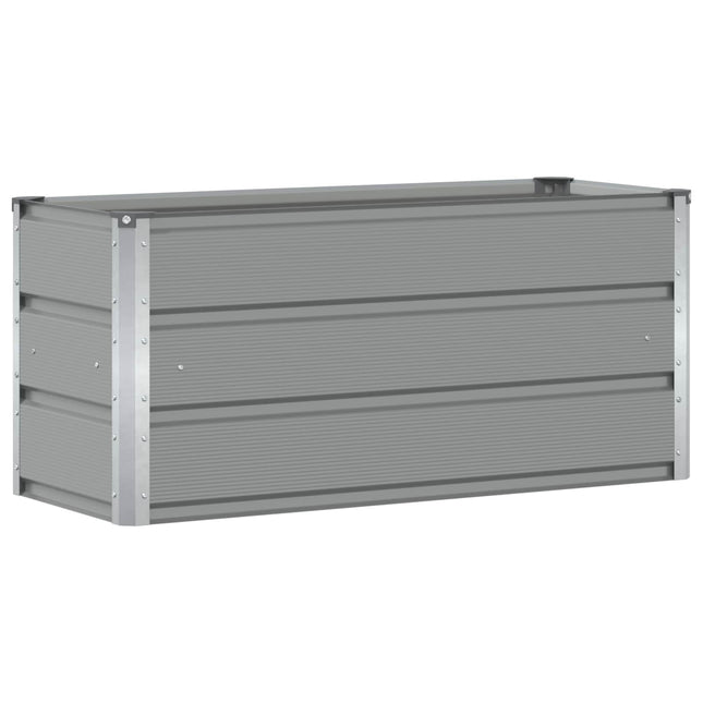 Plantekasse Lysegrå 100 x 40 x 45 cm Stål