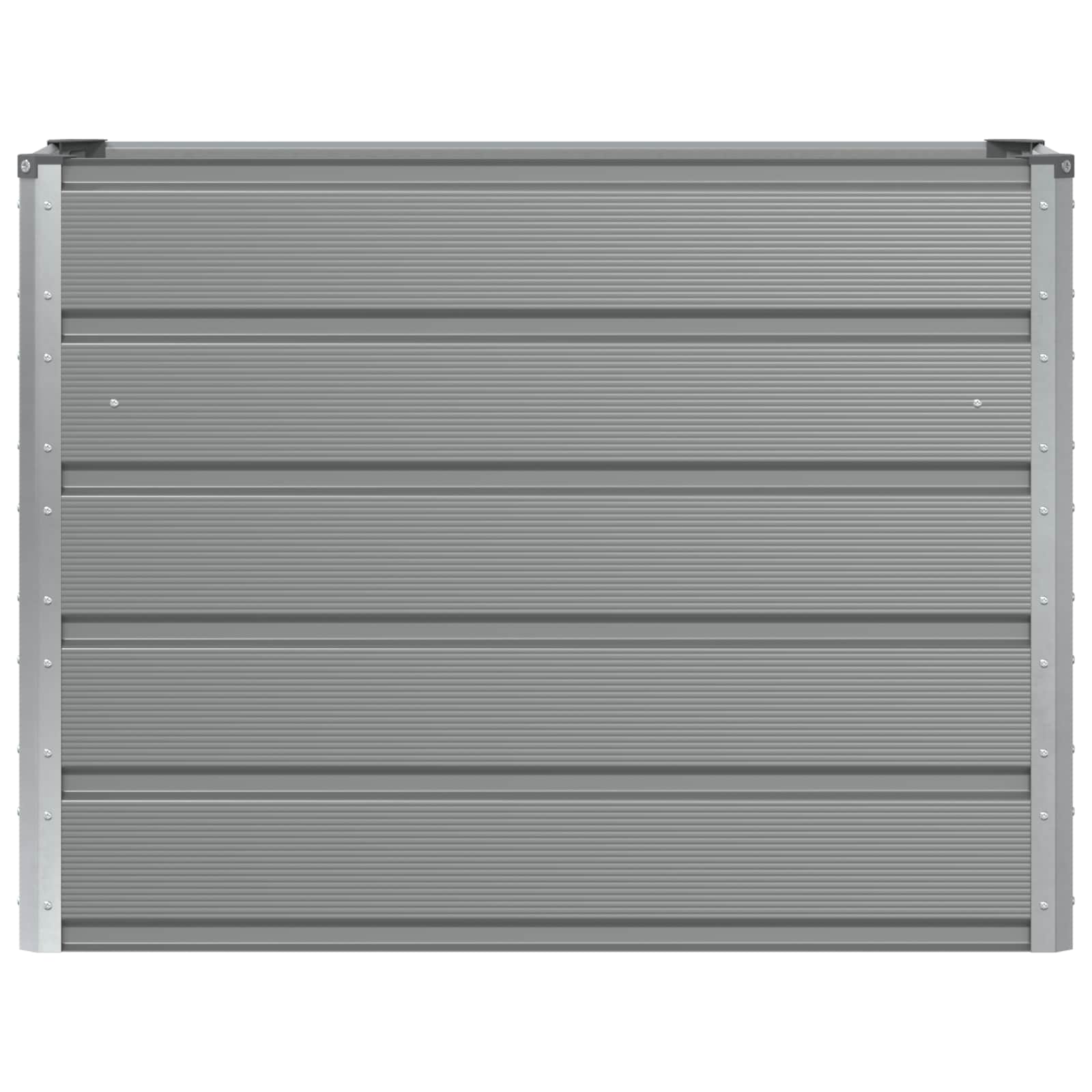 Plantekasse Lysegrå 100 x 40 x 75 cm Stål