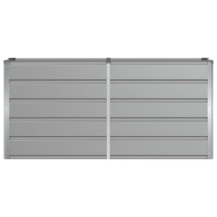Plantekasse Lysegrå 160 x 40 x 75 cm Stål