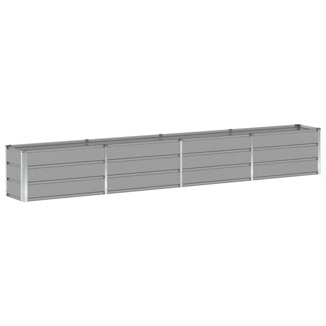Plantekasse Lysegrå 320 x 40 x 45 cm Stål