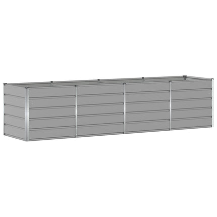Plantekasse Lysegrå 320 x 80 x 75 cm Stål