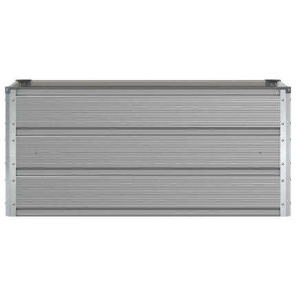 Plantekasse Lysegrå 100 x 50 x 45 cm Galvaniseret stål