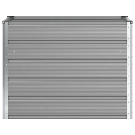 Plantekasse Lysegrå 100 x 50 x 77 cm Galvaniseret stål