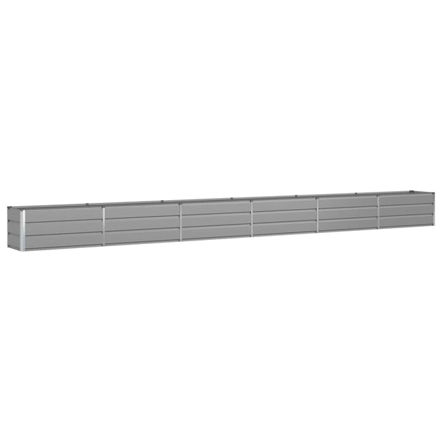 Plantekasse Lysegrå 580 x 50 x 45 cm Galvaniseret stål