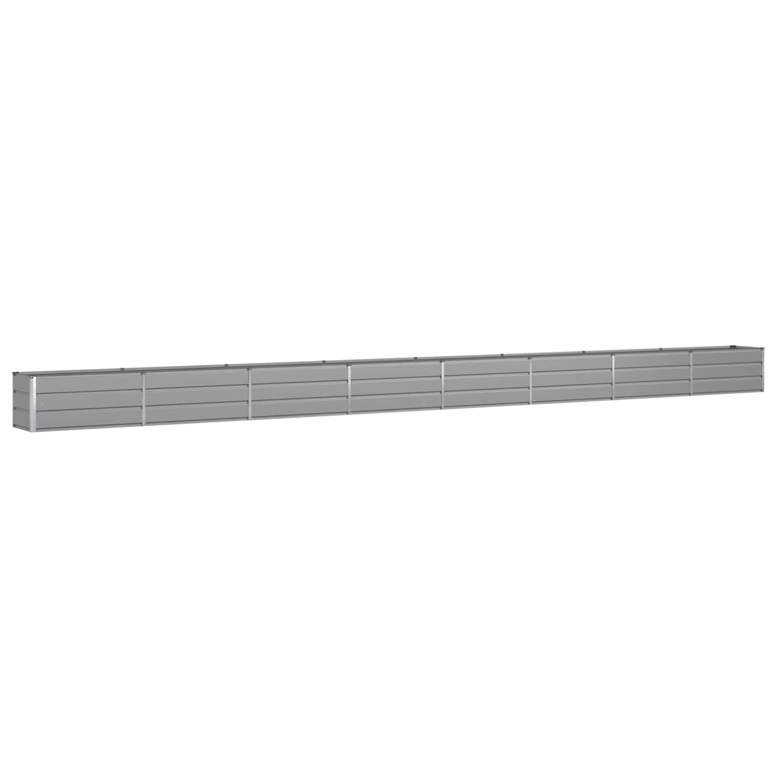 Plantekasse Lysegrå 770 x 50 x 45 cm Galvaniseret stål
