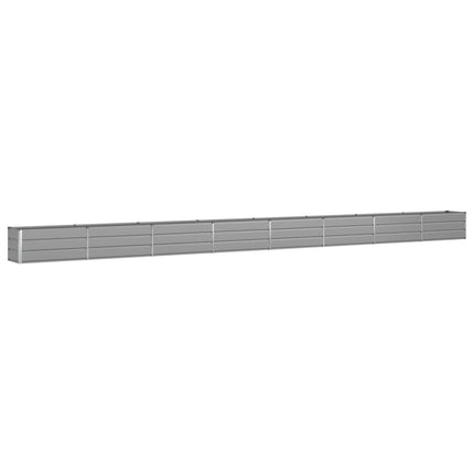 Plantekasse Lysegrå 770 x 50 x 45 cm Galvaniseret stål