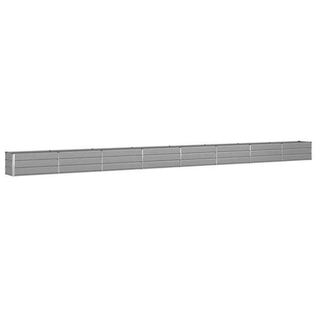 Plantekasse Lysegrå 770 x 50 x 45 cm Galvaniseret stål