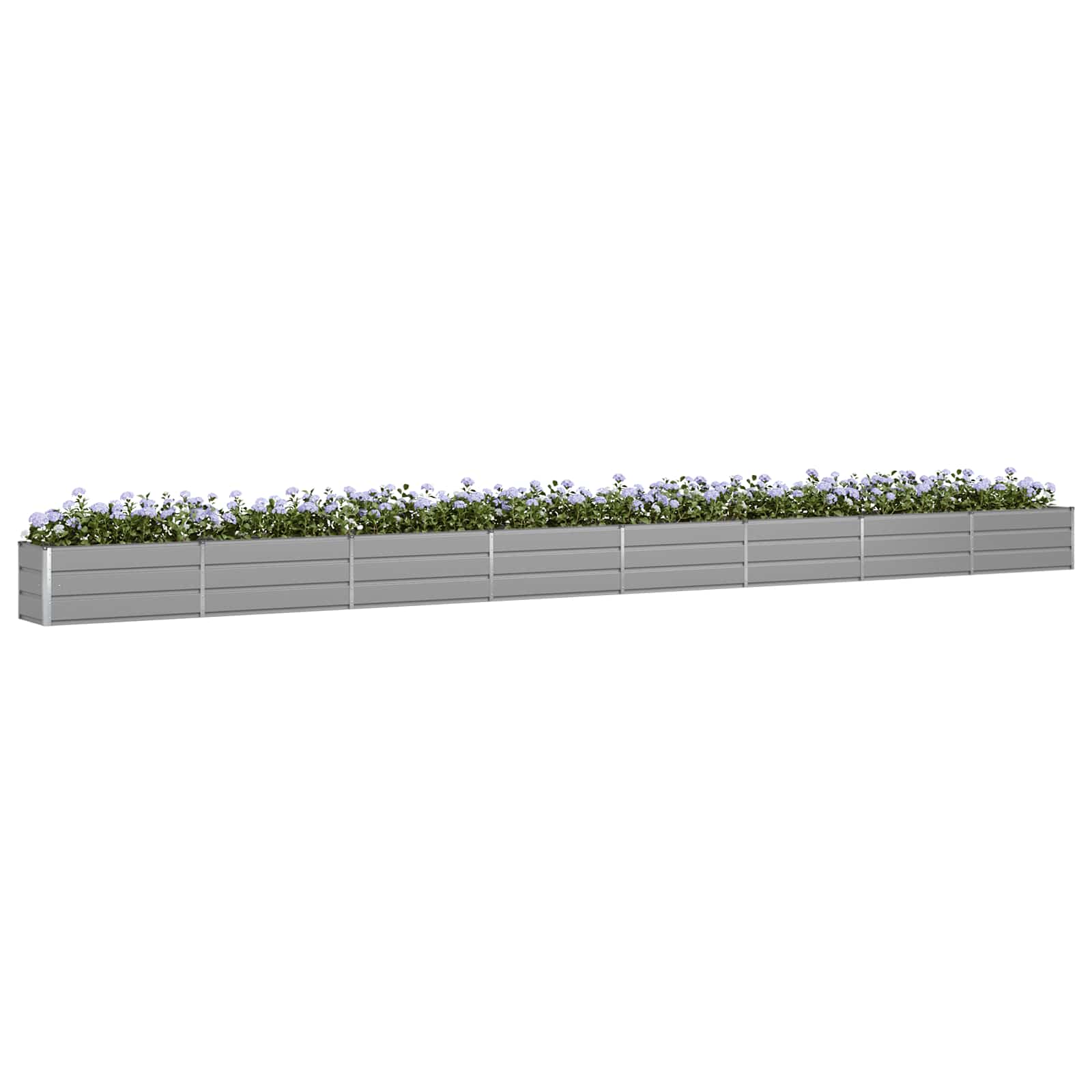 Plantekasse Lysegrå 770 x 50 x 45 cm Galvaniseret stål