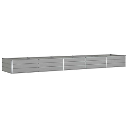 Plantekasse Lysegrå 480 x 100 x 45 cm Galvaniseret stål