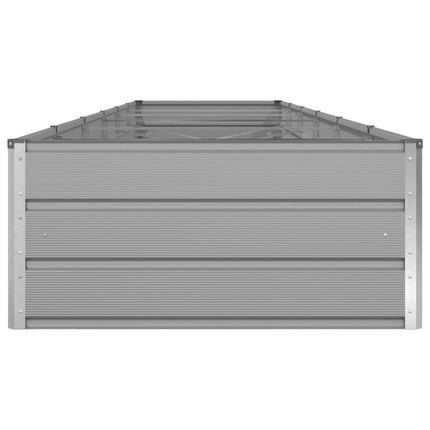 Plantekasse Lysegrå 580 x 100 x 45 cm Galvaniseret stål