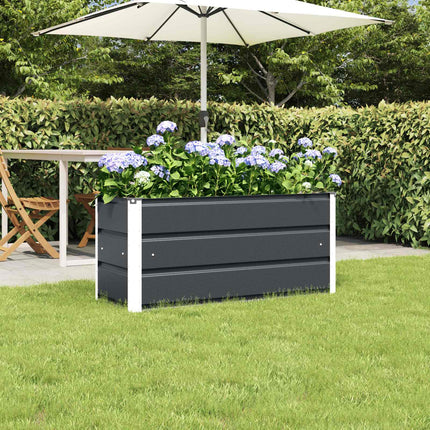 Plantekasse Antracit 100 x 40 x 45 cm Stål