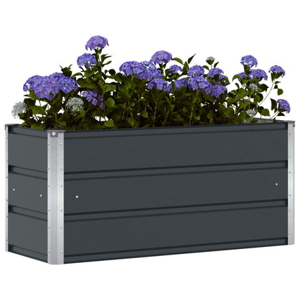 Plantekasse Antracit 100 x 40 x 45 cm Stål