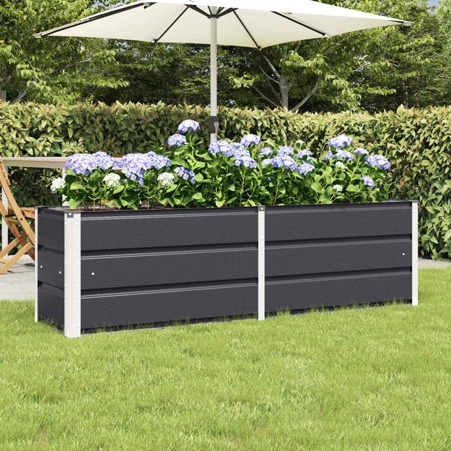 Plantekasse Antracit 160 x 40 x 45 cm Stål