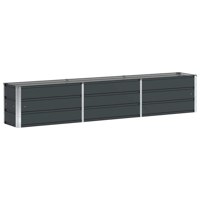 Plantekasse Antracit 240 x 40 x 45 cm Stål