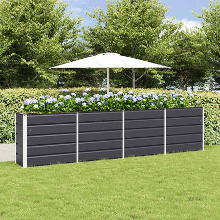 Plantekasse Antracit 320 x 40 x 75 cm Stål
