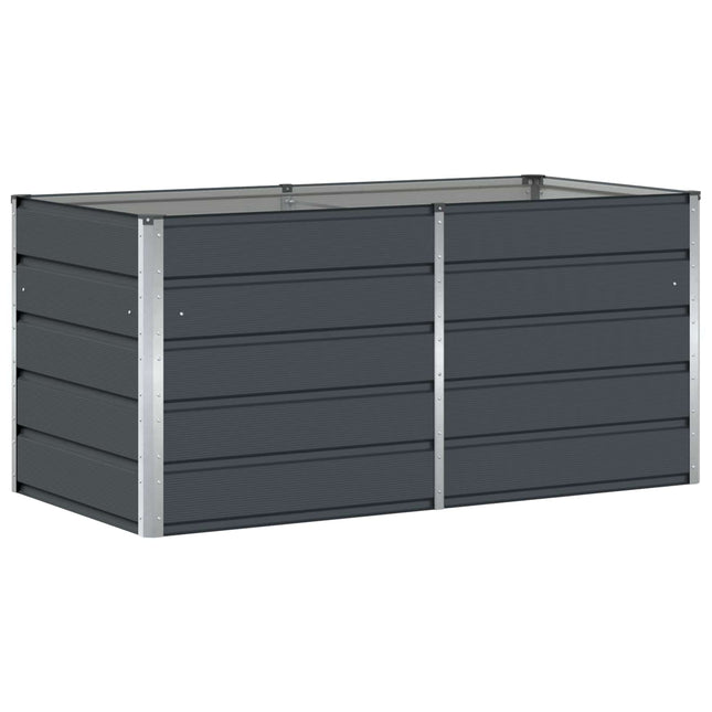 Plantekasse Antracit 160 x 80 x 75 cm Stål