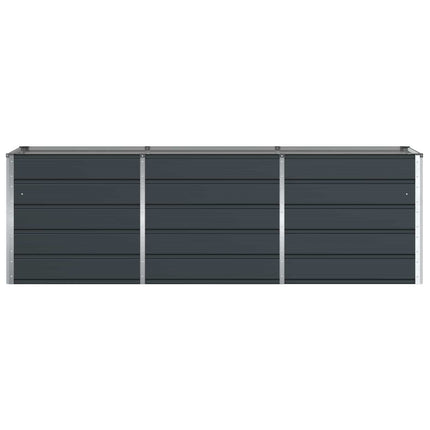 Plantekasse Antracit 240 x 80 x 75 cm Stål