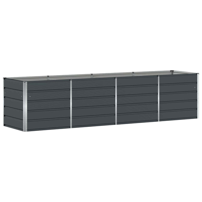 Plantekasse Antracit 320 x 80 x 75 cm Stål