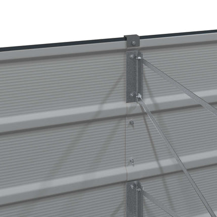 Plantekasse Antracit 600 x 80 x 45 cm Stål