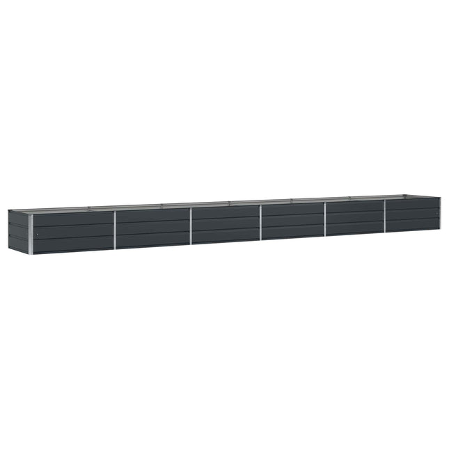Plantekasse Antracit 600 x 80 x 45 cm Stål