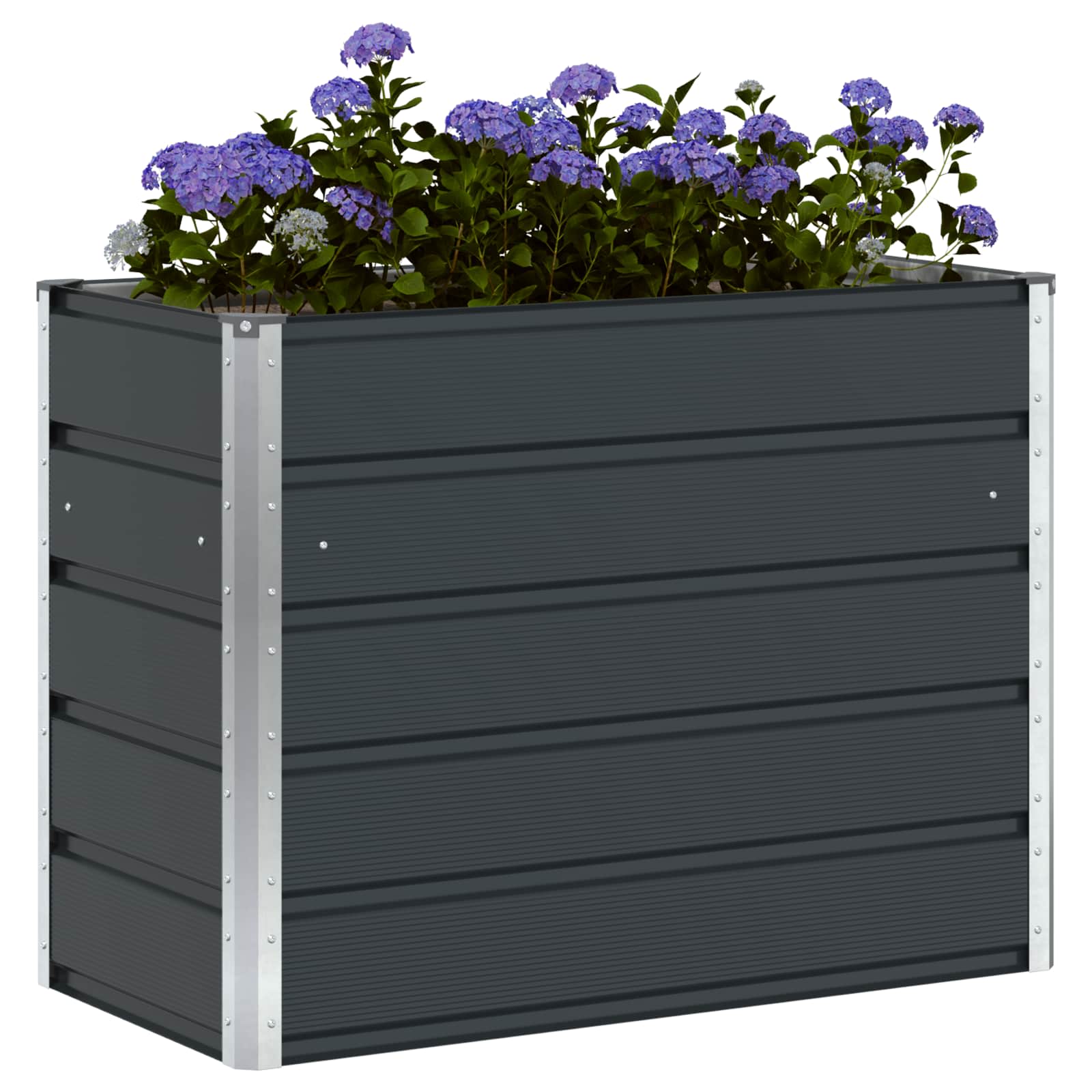 Plantekasse Antracit 480 x 50 x 45 cm Galvaniseret stål
