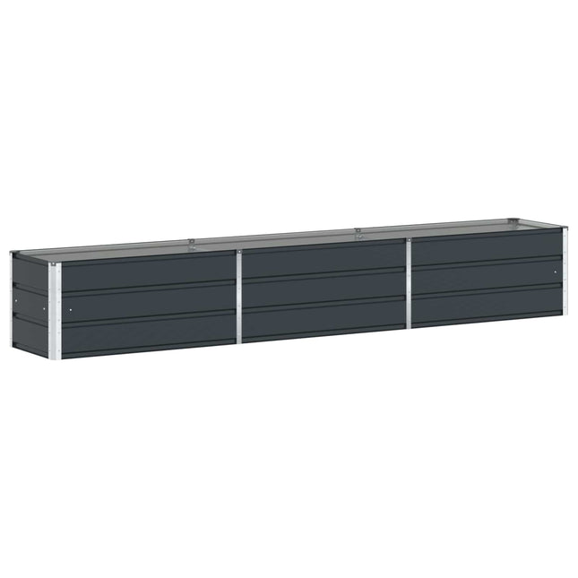Plantekasse Antracit 290 x 50 x 45 cm Galvaniseret stål