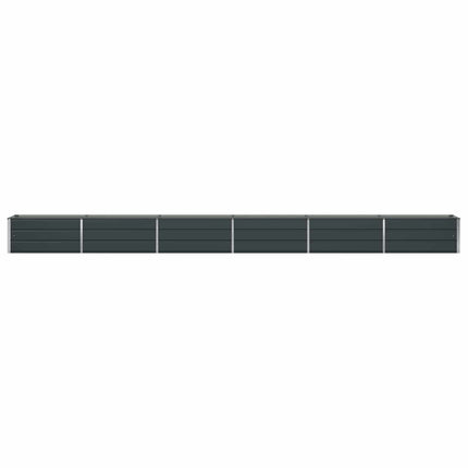 Plantekasse Antracit 580 x 50 x 45 cm Galvaniseret stål