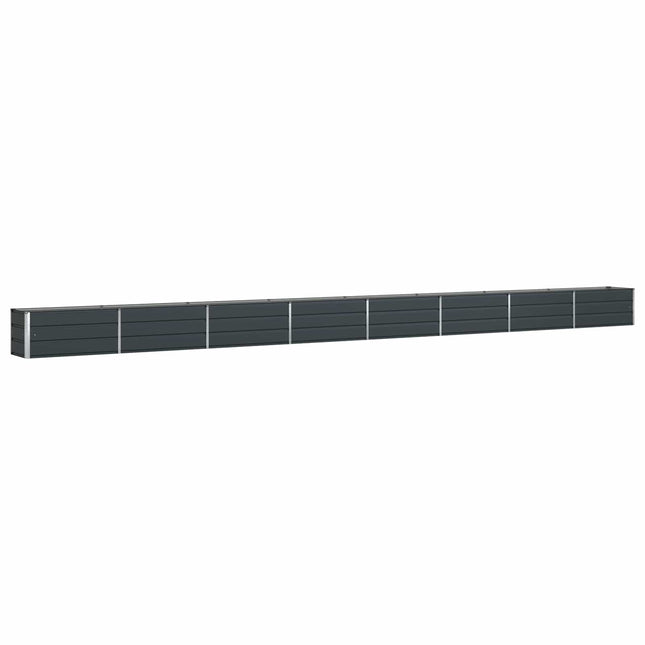 Plantekasse Antracit 770 x 50 x 45 cm Galvaniseret stål