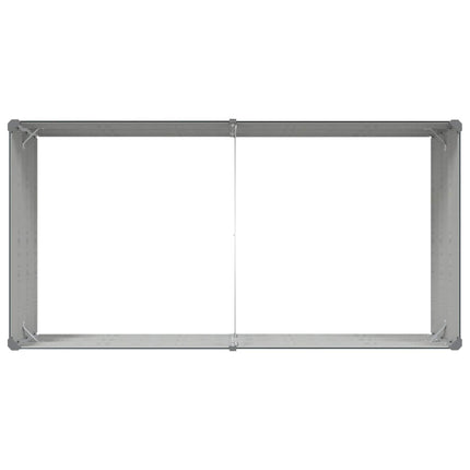 Plantekasse Antracit 195 x 100 x 45 cm Galvaniseret stål