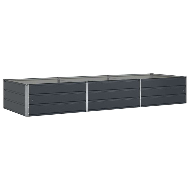 Plantekasse Antracit 290 x 100 x 45 cm Galvaniseret stål