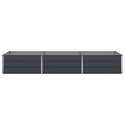 Plantekasse Antracit 290 x 100 x 45 cm Galvaniseret stål