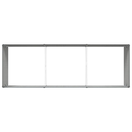Plantekasse Antracit 290 x 100 x 45 cm Galvaniseret stål