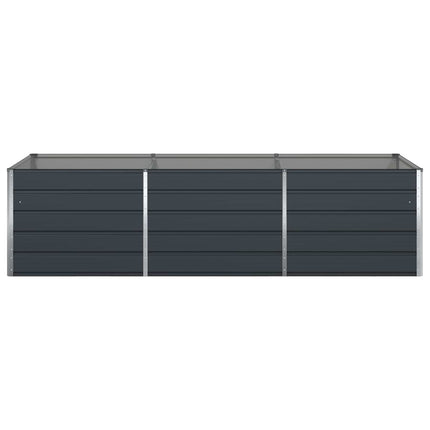 Plantekasse Antracit 290 x 100 x 75 cm Galvaniseret stål