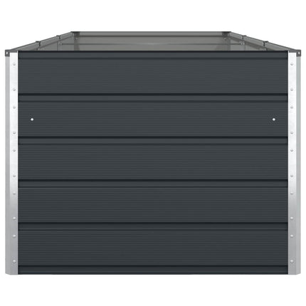 Plantekasse Antracit 290 x 100 x 75 cm Galvaniseret stål
