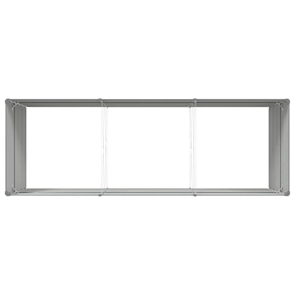 Plantekasse Antracit 290 x 100 x 75 cm Galvaniseret stål