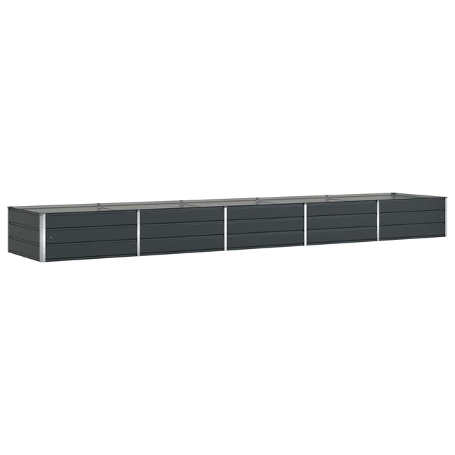 Plantekasse Antracit 480 x 100 x 45 cm Galvaniseret stål