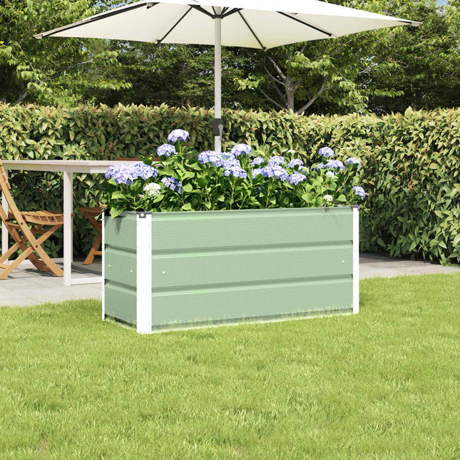 Plantekasse Grøn 100 x 40 x 45 cm Stål