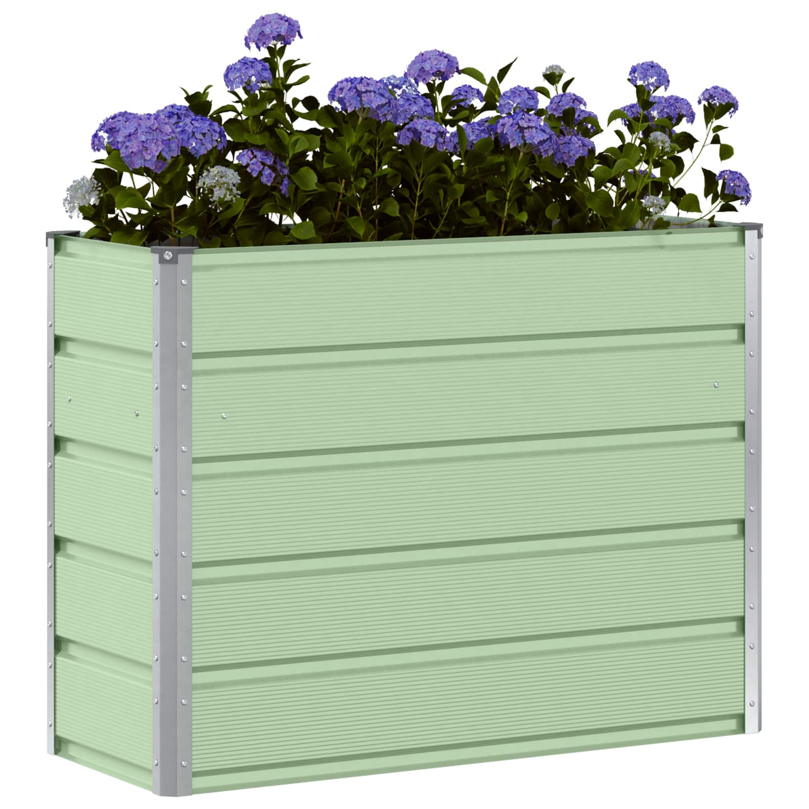 Plantekasse Grøn 100 x 40 x 75 cm Stål