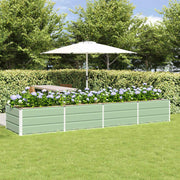 Plantekasse Grøn 320 x 80 x 45 cm Stål