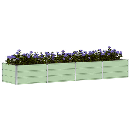 Plantekasse Grøn 320 x 80 x 45 cm Stål