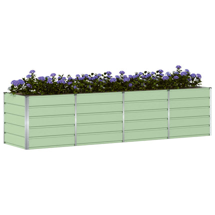 Plantekasse Grøn 320 x 80 x 75 cm Stål