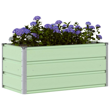 Plantekasse Pastel Grøn 100 x 50 x 45 cm Galvaniseret stål