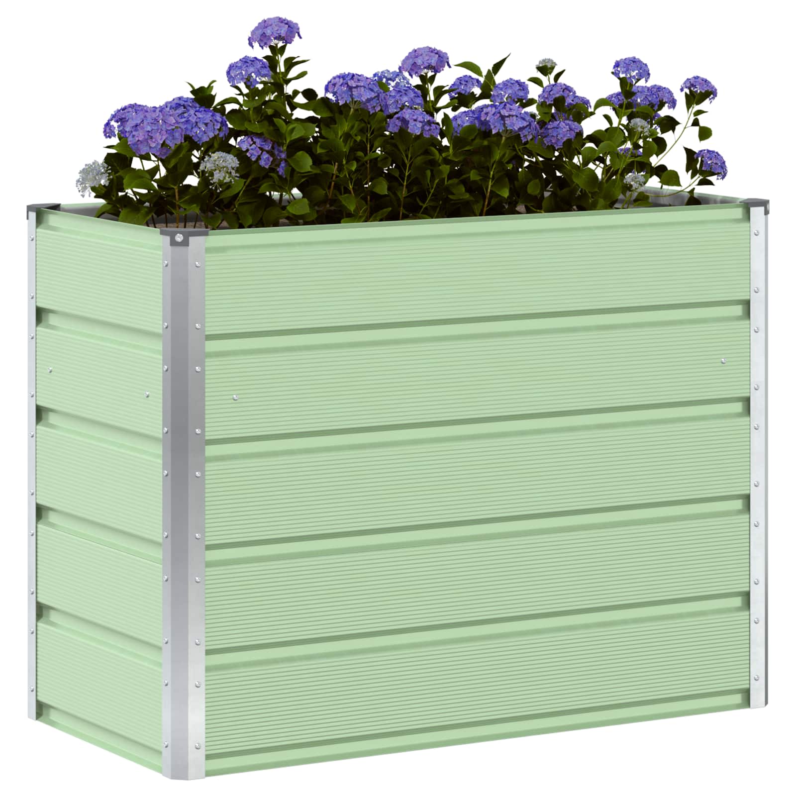 Plantekasse Pastel Grøn 100 x 50 x 77 cm Galvaniseret stål
