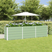 Plantekasse Pastel Grøn 290 x 90 x 77 cm Galvaniseret stål